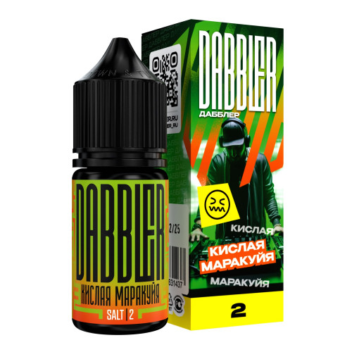 Жидкость Dabbler Salt (chubby) Кислая Маракуйя 30 мл